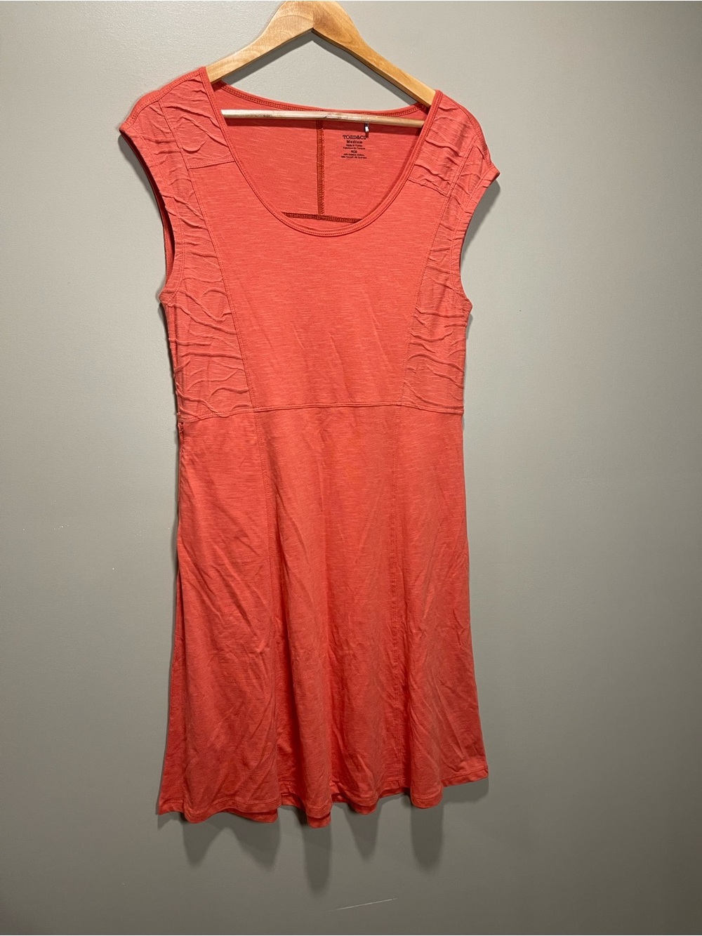 Toad&Co Medium Coral Scoop Neck Tank Dress